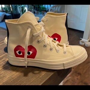 CDG converse hi-top